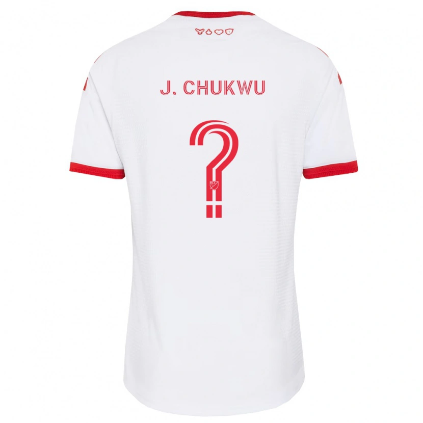 Danxen Niño Camiseta Joses Chukwu #0 Blanco Rojo Negro 2ª Equipación 2026/27 La Camisa México