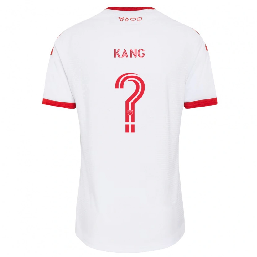 Danxen Niño Camiseta Ethan Kang #0 Blanco Rojo Negro 2ª Equipación 2026/27 La Camisa México