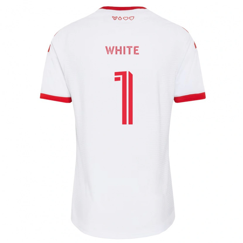 Danxen Niño Camiseta O'mario White #1 Blanco Rojo Negro 2ª Equipación 2026/27 La Camisa México
