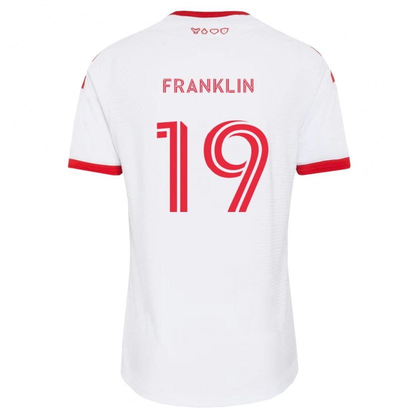 Danxen Niño Camiseta Kobe Franklin #19 Blanco Rojo Negro 2ª Equipación 2026/27 La Camisa México