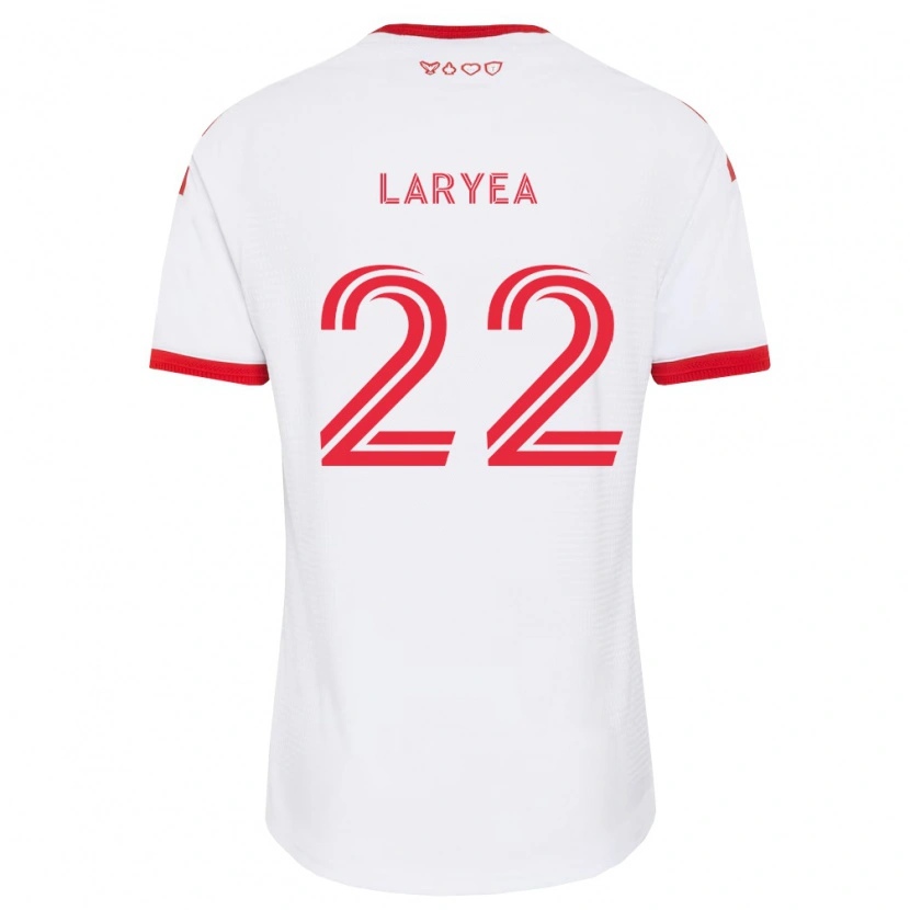 Danxen Niño Camiseta Richie Laryea #22 Blanco Rojo Negro 2ª Equipación 2026/27 La Camisa México