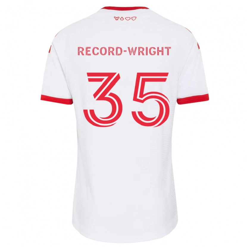 Danxen Niño Camiseta Kemari Record-Wright #35 Blanco Rojo Negro 2ª Equipación 2026/27 La Camisa México