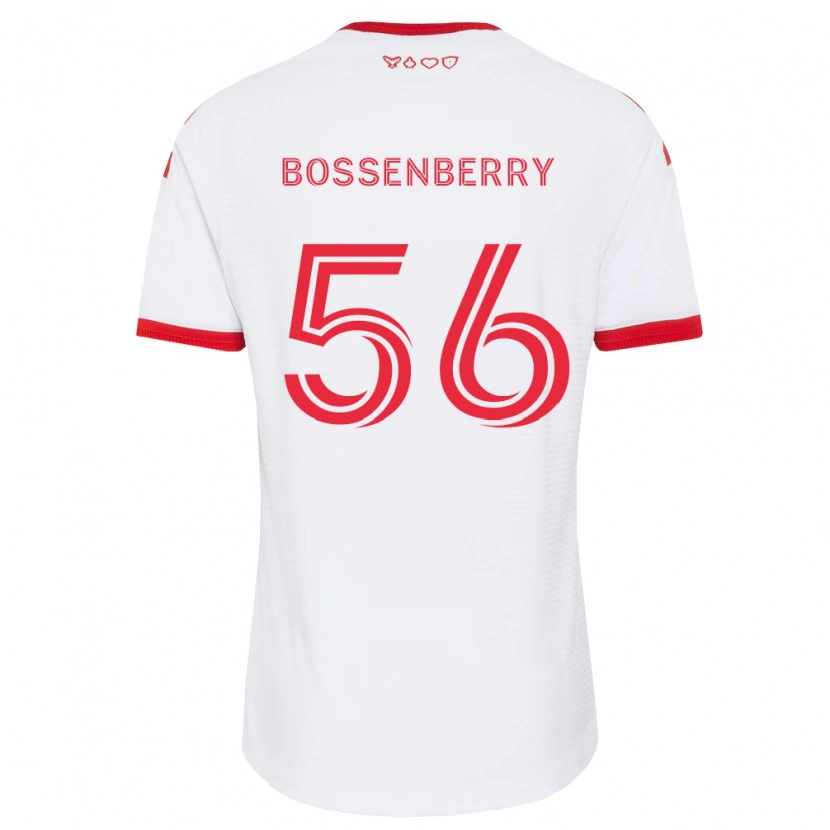 Danxen Niño Camiseta Antone Bossenberry #56 Blanco Rojo Negro 2ª Equipación 2026/27 La Camisa México