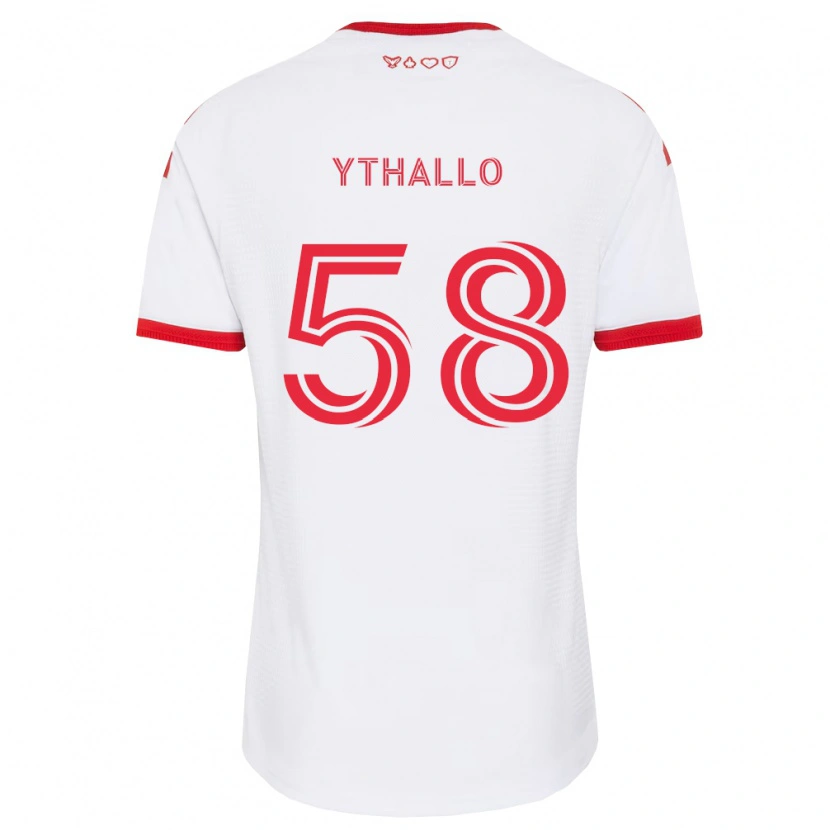 Danxen Niño Camiseta Ythallo #58 Blanco Rojo Negro 2ª Equipación 2026/27 La Camisa México