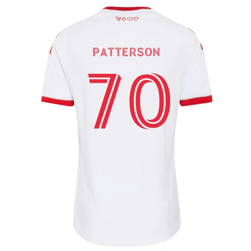 Danxen Niño Camiseta Harrison Patterson #70 Blanco Rojo Negro 2ª Equipación 2026/27 La Camisa México