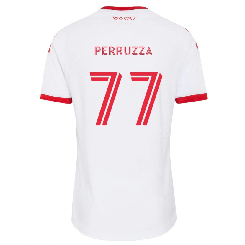 Danxen Niño Camiseta Jordan Perruzza #77 Blanco Rojo Negro 2ª Equipación 2026/27 La Camisa México