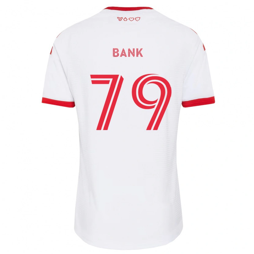 Danxen Niño Camiseta Fletcher Bank #79 Blanco Rojo Negro 2ª Equipación 2026/27 La Camisa México