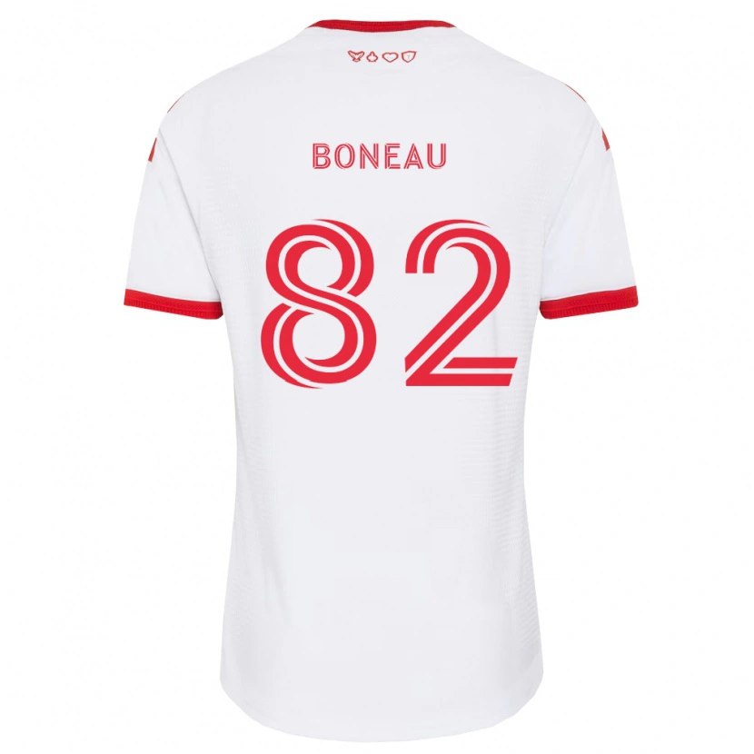Danxen Niño Camiseta Bryce Boneau #82 Blanco Rojo Negro 2ª Equipación 2026/27 La Camisa México