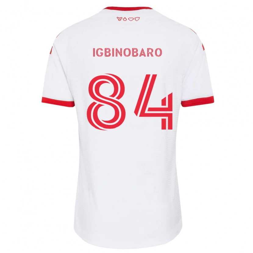 Danxen Niño Camiseta Philip Igbinobaro #84 Blanco Rojo Negro 2ª Equipación 2026/27 La Camisa México