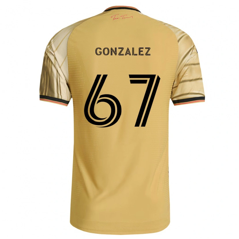 Danxen Niño Camiseta Cruz Gonzalez #67 Marrón Amarillo Negro 2ª Equipación 2026/27 La Camisa México