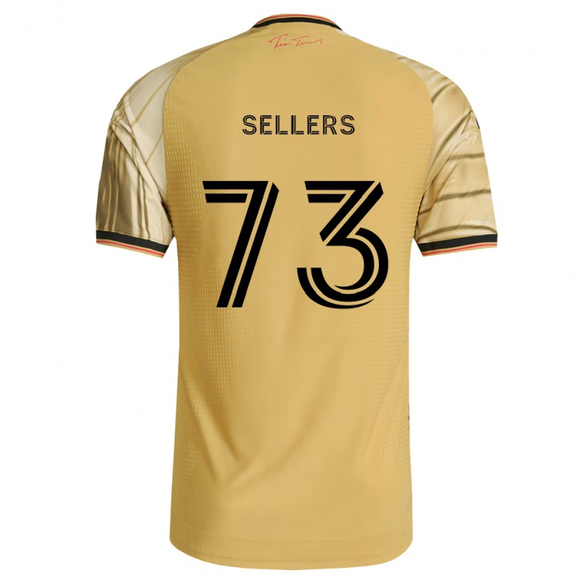 Danxen Niño Camiseta Braydon Sellers #73 Marrón Amarillo Negro 2ª Equipación 2026/27 La Camisa México