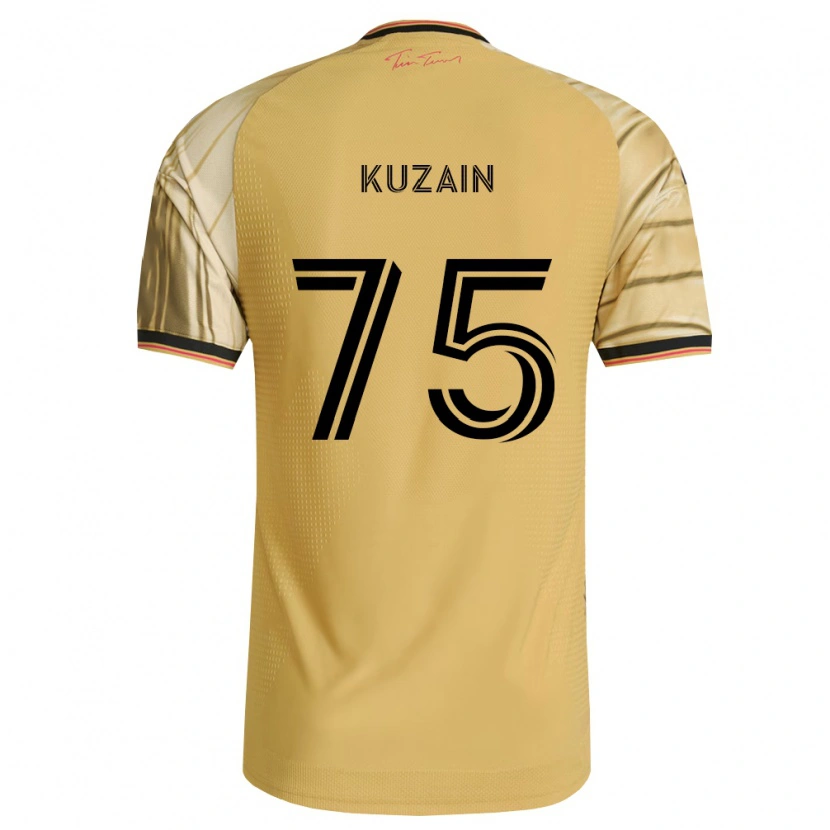 Danxen Niño Camiseta Wan Kuzain #75 Marrón Amarillo Negro 2ª Equipación 2026/27 La Camisa México