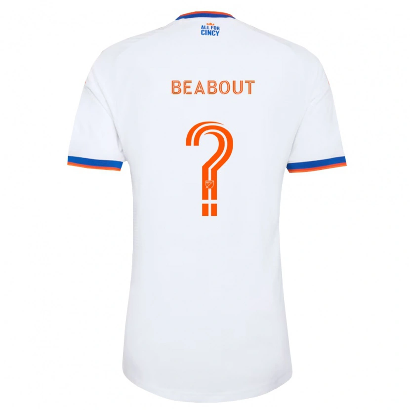 Danxen Niño Camiseta Oli Beabout #0 Blanco Azul Marino Naranja 2ª Equipación 2026/27 La Camisa México