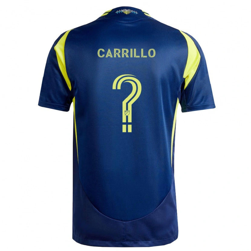 Danxen Niño Camiseta Alejandro Carrillo #0 Amarillo Azul Marino 2ª Equipación 2026/27 La Camisa México