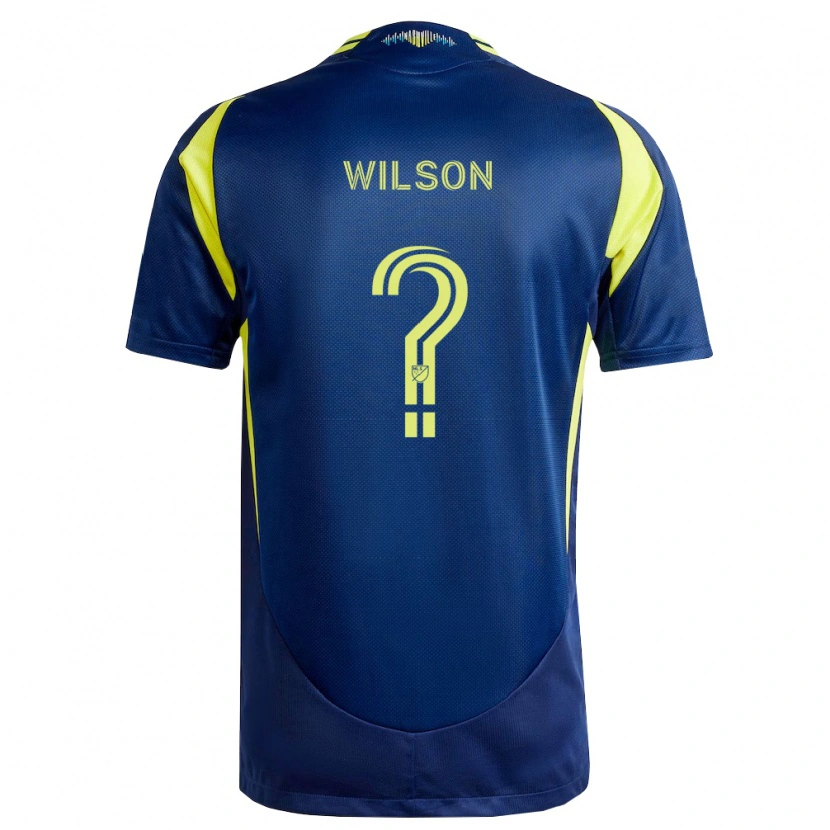 Danxen Niño Camiseta Dominic Wilson #0 Amarillo Azul Marino 2ª Equipación 2026/27 La Camisa México