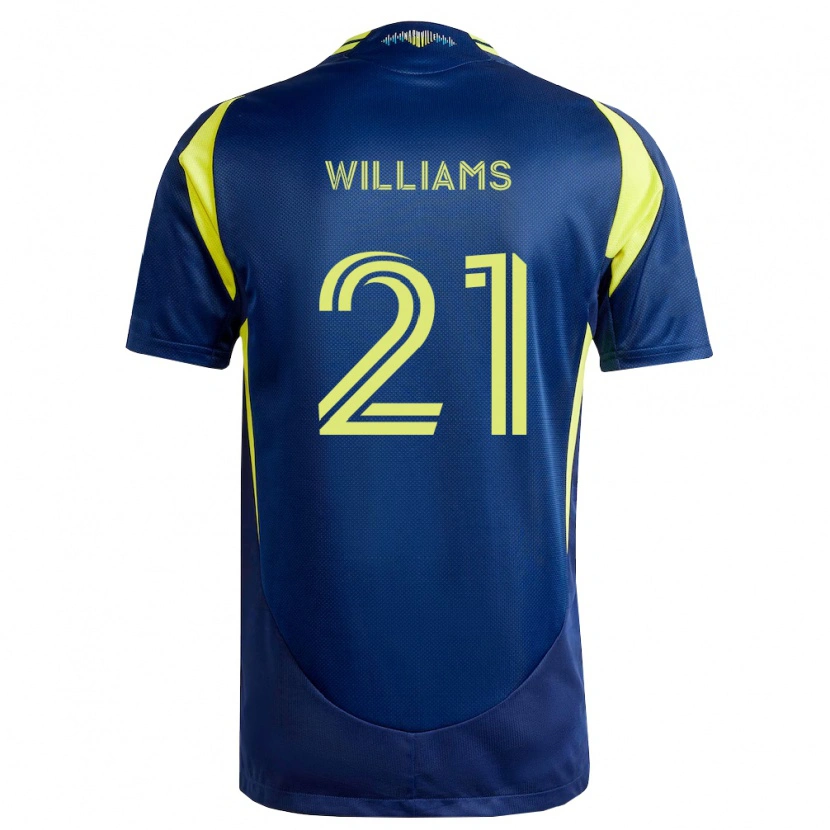Danxen Niño Camiseta Thomas Williams #21 Amarillo Azul Marino 2ª Equipación 2026/27 La Camisa México
