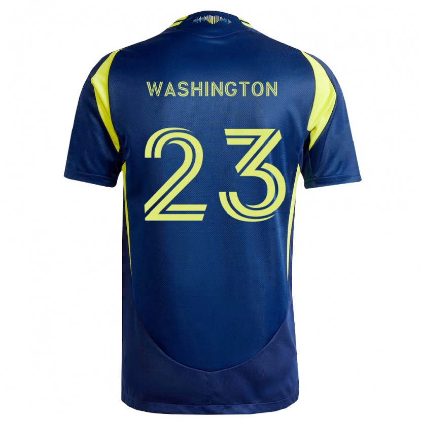 Danxen Niño Camiseta Taylor Washington #23 Amarillo Azul Marino 2ª Equipación 2026/27 La Camisa México