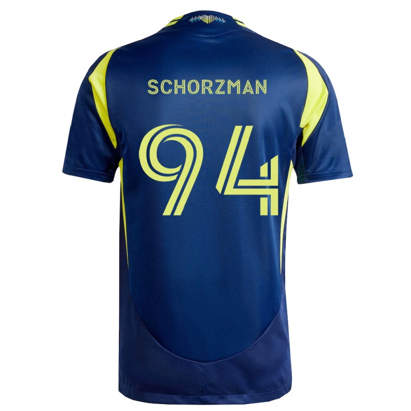 Danxen Niño Camiseta Eamon Schorzman #94 Amarillo Azul Marino 2ª Equipación 2026/27 La Camisa México