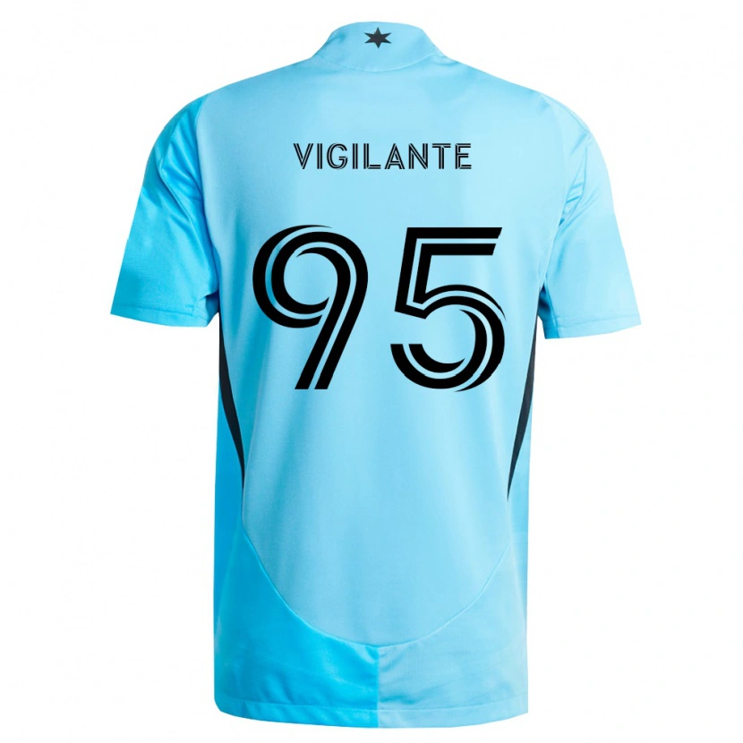 Danxen Niño Camiseta Sam Vigilante #95 Azul Claro Negro 2ª Equipación 2026/27 La Camisa México