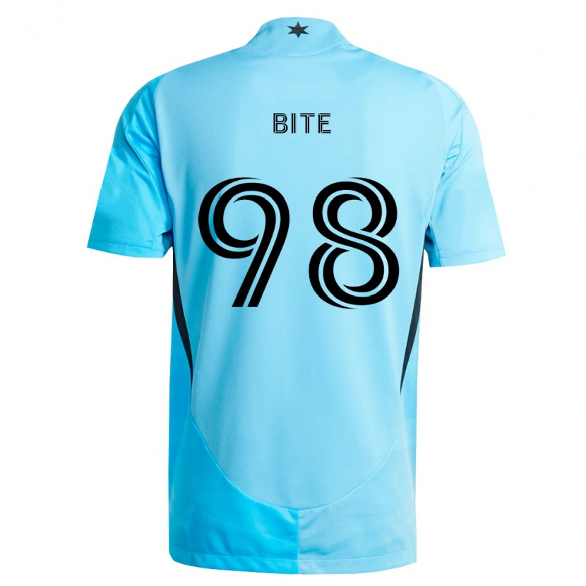 Danxen Niño Camiseta Kristers Bite #98 Azul Claro Negro 2ª Equipación 2026/27 La Camisa México