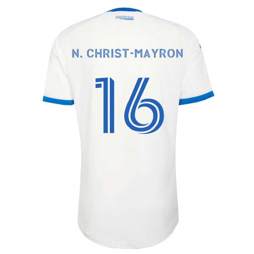 Danxen Niño Camiseta Brou Aya N'ta Christ-Mayron #16 Azul Cielo Blanco 2ª Equipación 2026/27 La Camisa México