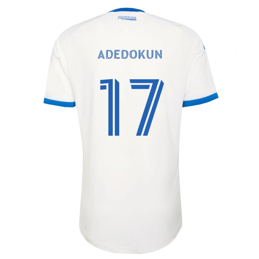 Danxen Niño Camiseta Michael Adedokun #17 Azul Cielo Blanco 2ª Equipación 2026/27 La Camisa México