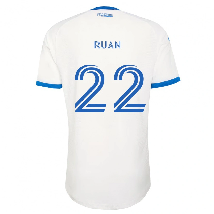 Danxen Niño Camiseta Ruan #22 Azul Cielo Blanco 2ª Equipación 2026/27 La Camisa México