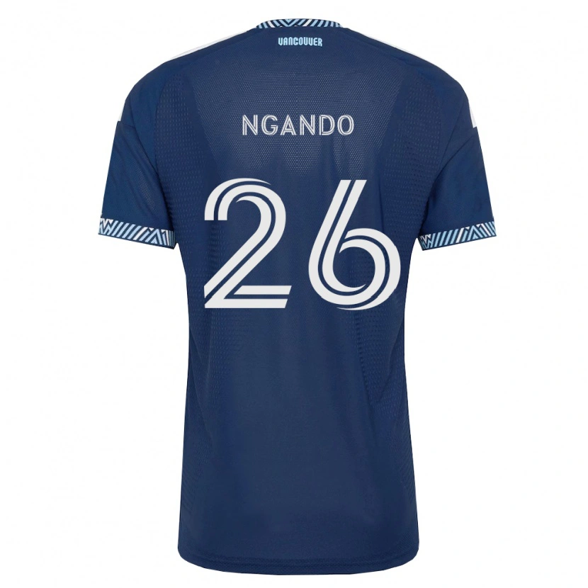 Danxen Niño Camiseta J.c. Ngando #26 Azul Profundo Blanco 2ª Equipación 2026/27 La Camisa México