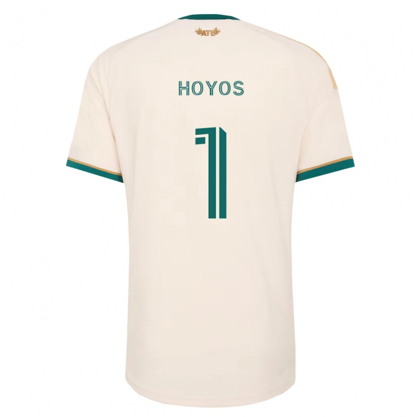 Danxen Niño Camiseta Lucas Hoyos #1 Verde Champán 2ª Equipación 2026/27 La Camisa México