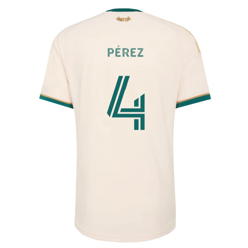 Danxen Niño Camiseta Gary Pérez #4 Verde Champán 2ª Equipación 2026/27 La Camisa México