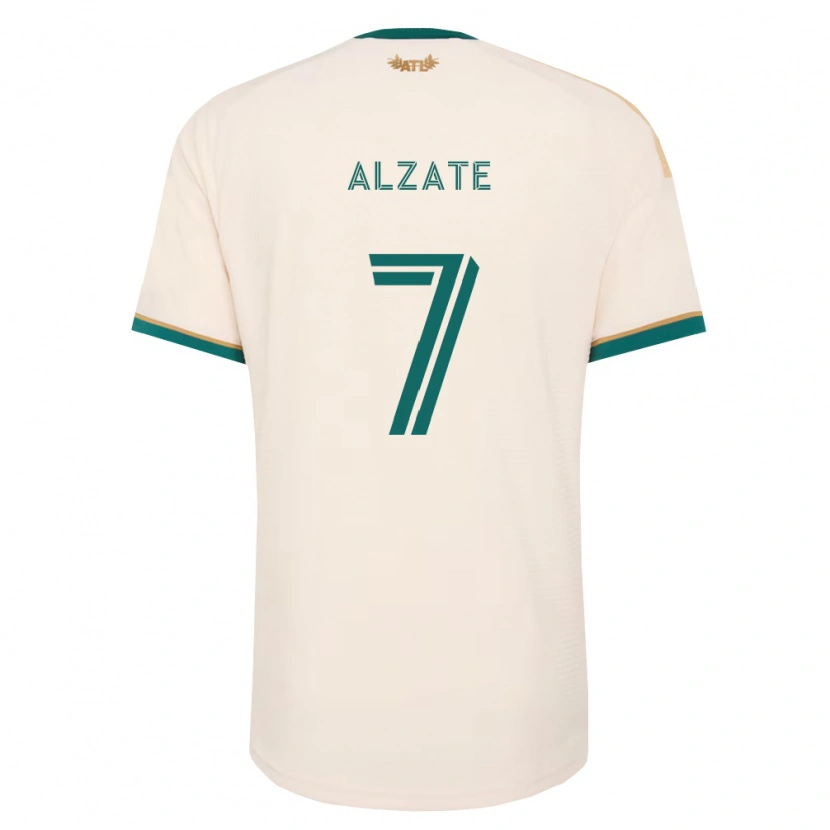 Danxen Niño Camiseta Steven Alzate #7 Verde Champán 2ª Equipación 2026/27 La Camisa México