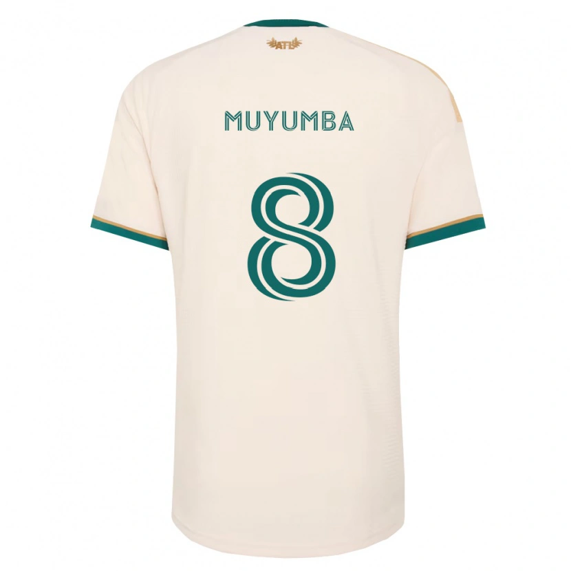 Danxen Niño Camiseta Tristan Muyumba #8 Verde Champán 2ª Equipación 2026/27 La Camisa México