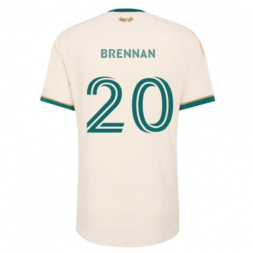 Danxen Niño Camiseta Luke Brennan #20 Verde Champán 2ª Equipación 2026/27 La Camisa México