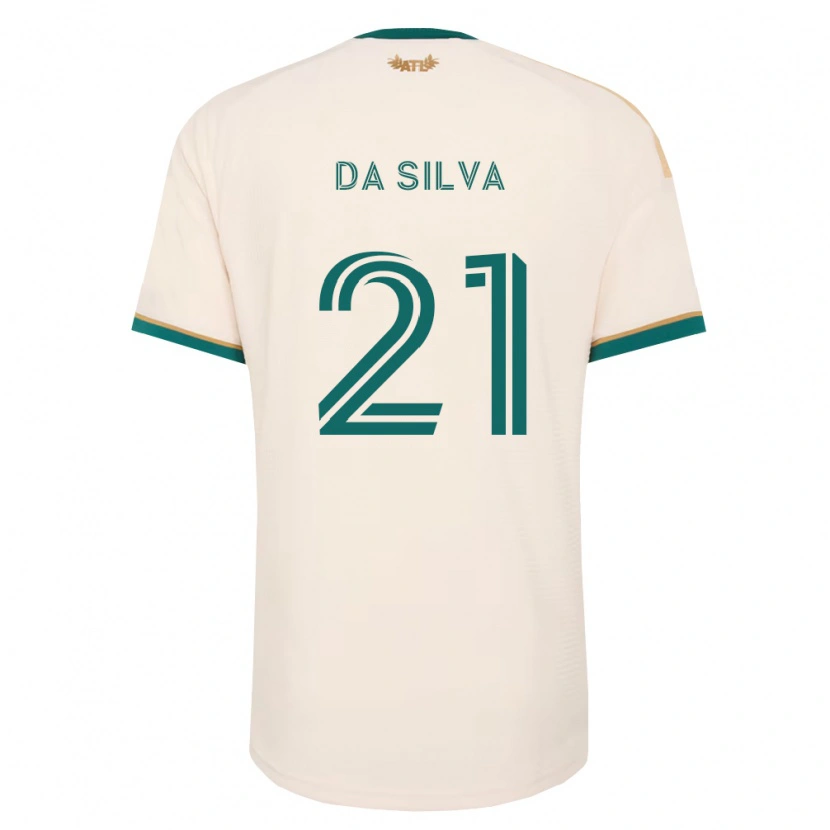Danxen Niño Camiseta Lucas Da Silva #21 Verde Champán 2ª Equipación 2026/27 La Camisa México
