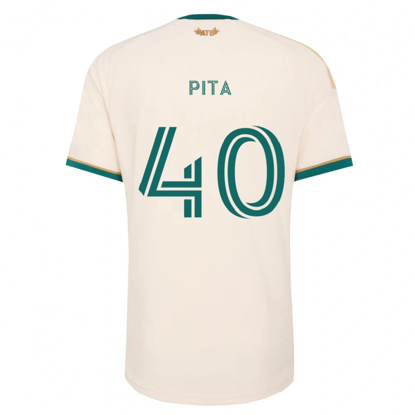 Danxen Niño Camiseta Santiago Pita #40 Verde Champán 2ª Equipación 2026/27 La Camisa México