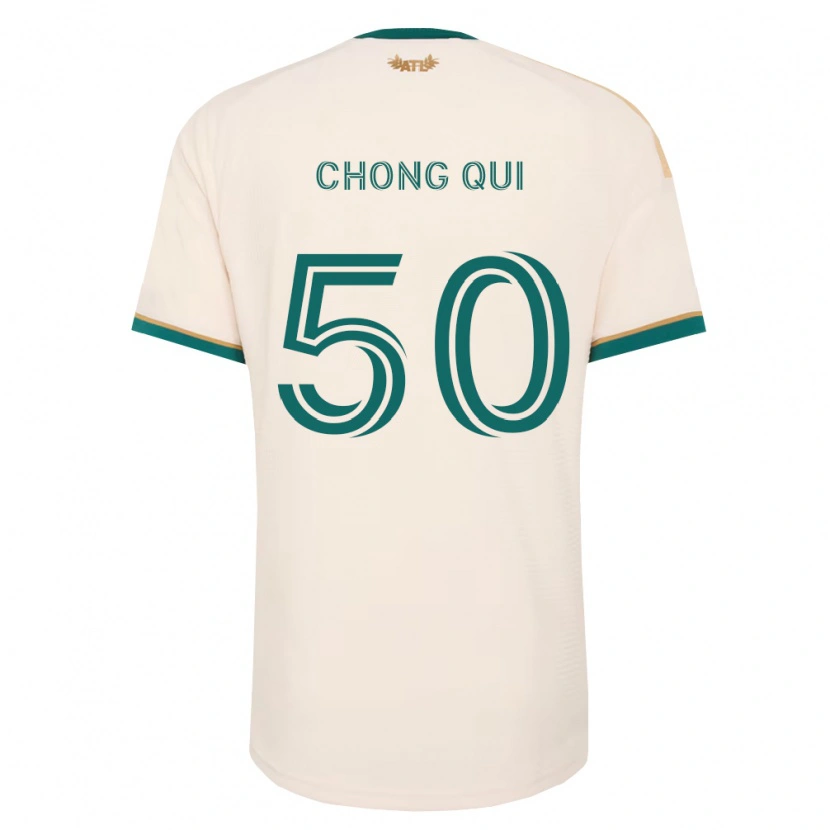 Danxen Niño Camiseta Dominik Chong Qui #50 Verde Champán 2ª Equipación 2026/27 La Camisa México