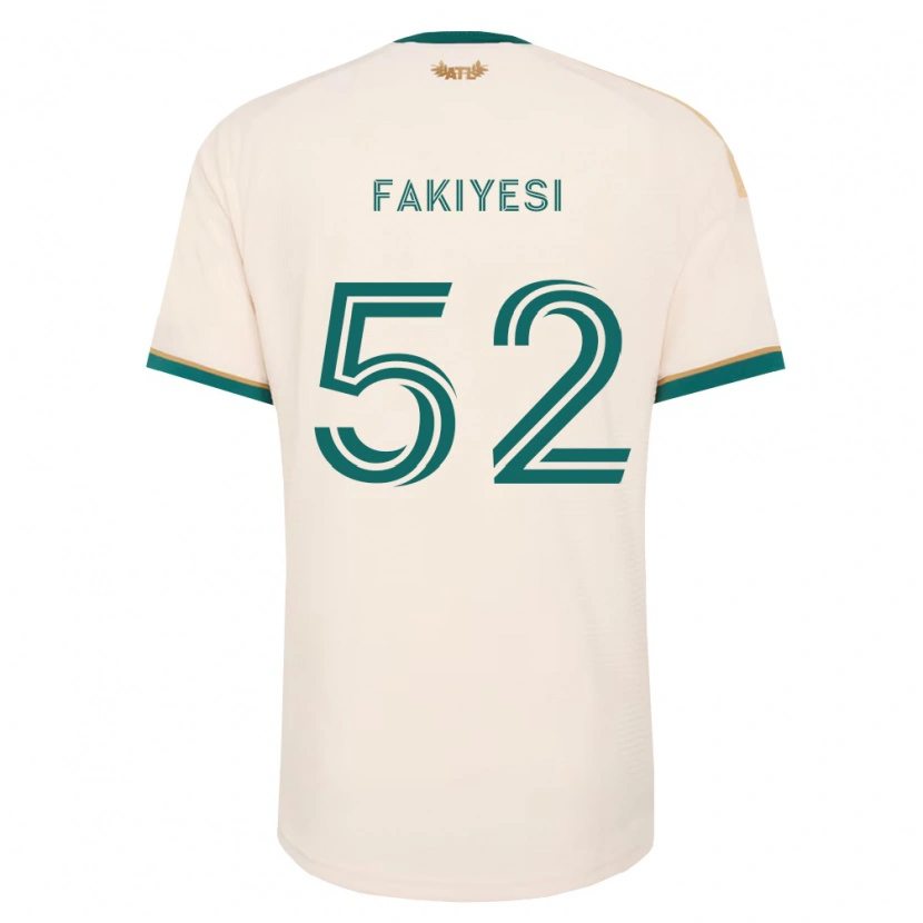 Danxen Niño Camiseta Seyi Fakiyesi #52 Verde Champán 2ª Equipación 2026/27 La Camisa México