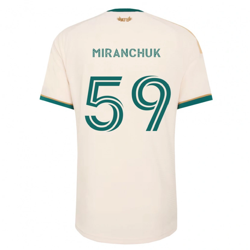 Danxen Niño Camiseta Aleksey Miranchuk #59 Verde Champán 2ª Equipación 2026/27 La Camisa México