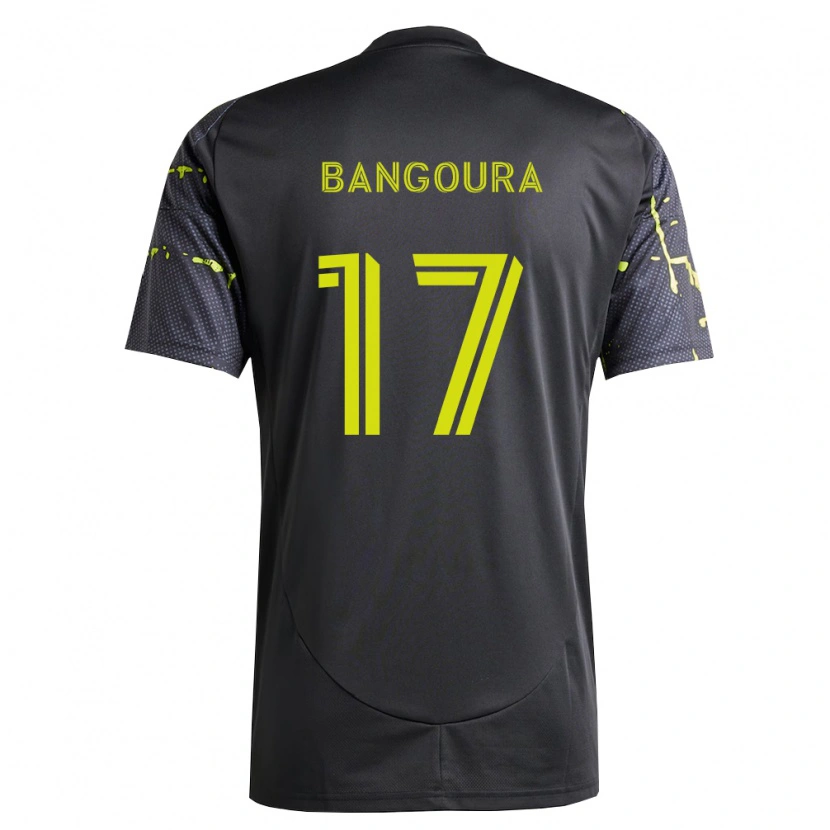 Danxen Niño Camiseta Sekou Bangoura #17 Amarillo Fluorescente Negro 2ª Equipación 2026/27 La Camisa México