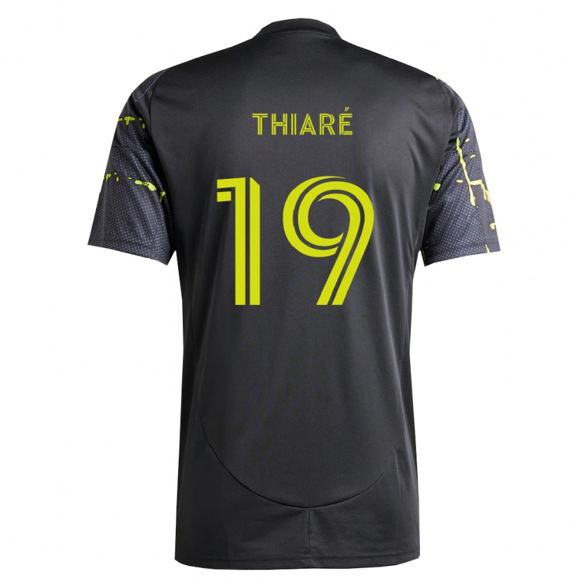 Danxen Niño Camiseta Jamal Thiaré #19 Amarillo Fluorescente Negro 2ª Equipación 2026/27 La Camisa México