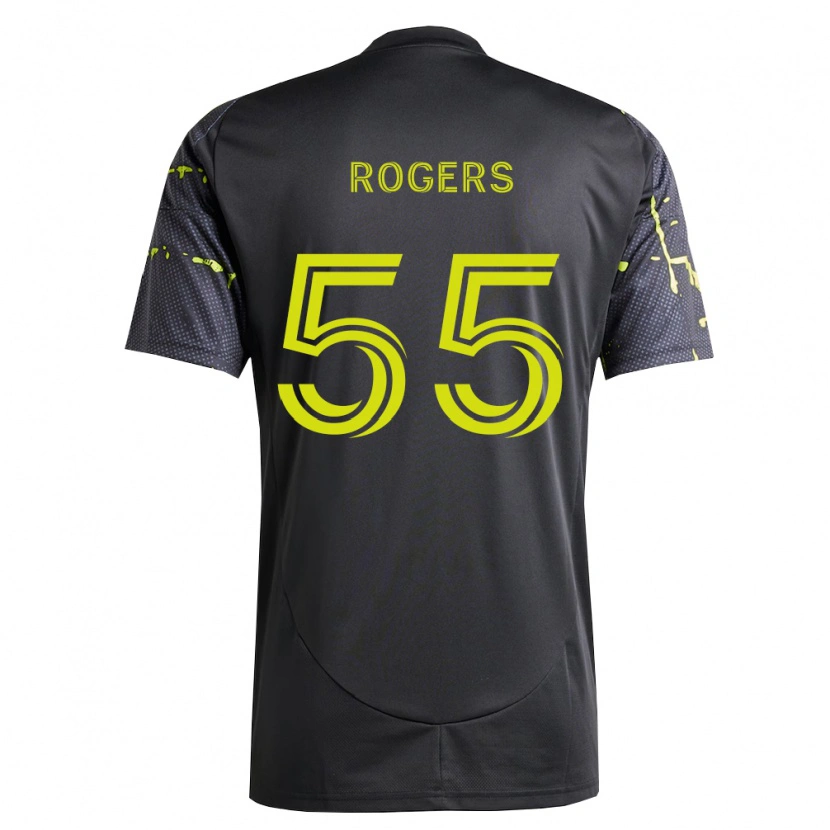 Danxen Niño Camiseta Chris Rogers #55 Amarillo Fluorescente Negro 2ª Equipación 2026/27 La Camisa México