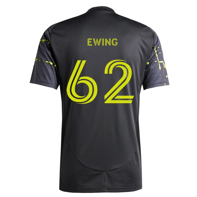 Danxen Niño Camiseta Immanuel Ewing #62 Amarillo Fluorescente Negro 2ª Equipación 2026/27 La Camisa México