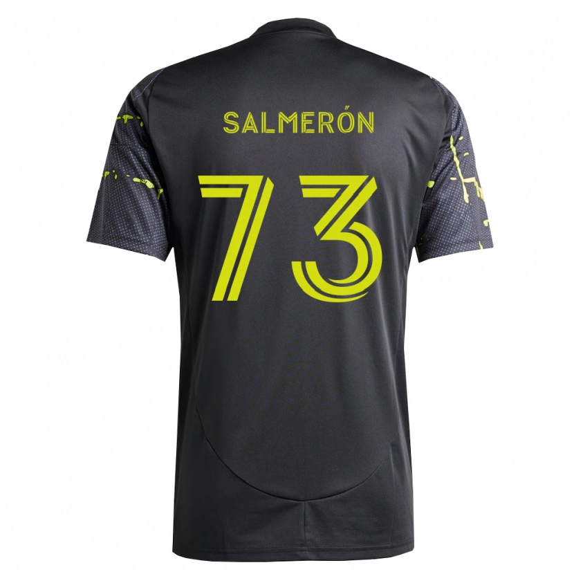 Danxen Niño Camiseta Jorge Salmerón #73 Amarillo Fluorescente Negro 2ª Equipación 2026/27 La Camisa México