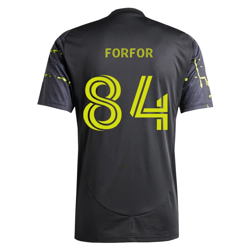 Danxen Niño Camiseta Prince Forfor #84 Amarillo Fluorescente Negro 2ª Equipación 2026/27 La Camisa México