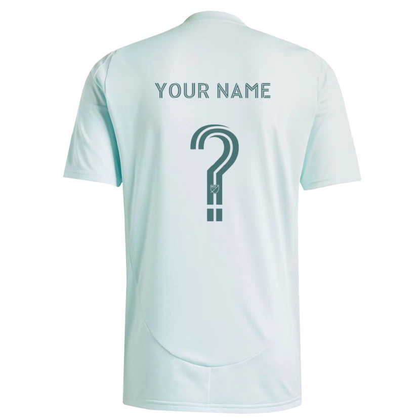 Danxen Niño Camiseta Su Nombre #0 Blanco Verde Claro 2ª Equipación 2026/27 La Camisa México