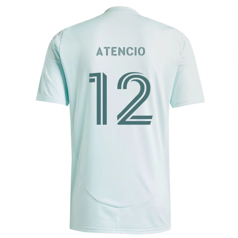 Danxen Niño Camiseta Josh Atencio #12 Blanco Verde Claro 2ª Equipación 2026/27 La Camisa México