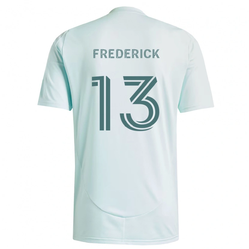 Danxen Niño Camiseta Wayne Frederick #13 Blanco Verde Claro 2ª Equipación 2026/27 La Camisa México