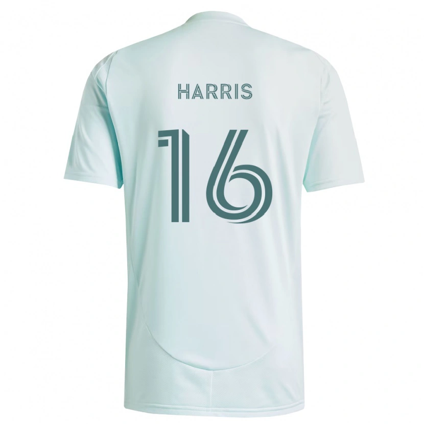 Danxen Niño Camiseta Alex Harris #16 Blanco Verde Claro 2ª Equipación 2026/27 La Camisa México