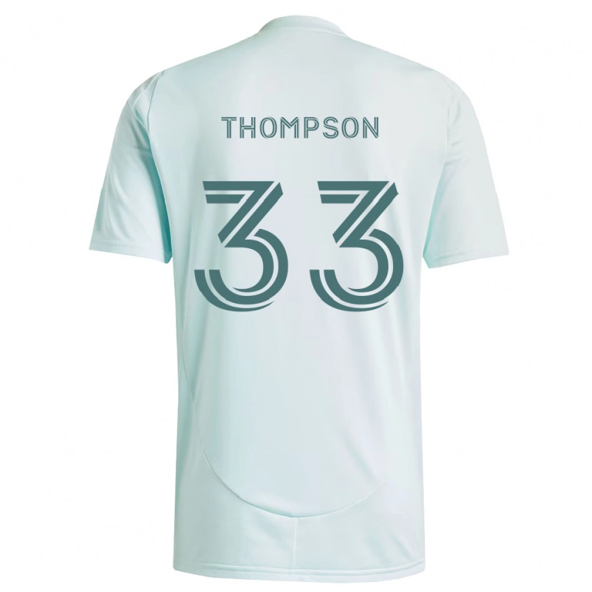 Danxen Niño Camiseta Kosi Thompson #33 Blanco Verde Claro 2ª Equipación 2026/27 La Camisa México