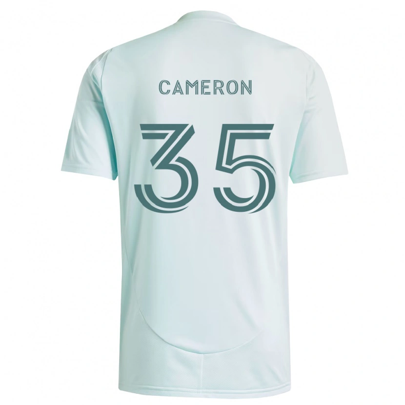 Danxen Niño Camiseta James Cameron #35 Blanco Verde Claro 2ª Equipación 2026/27 La Camisa México